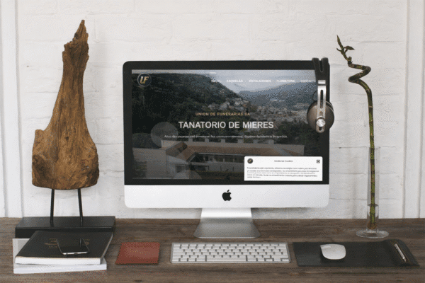 union de funerarias diseño web mieres