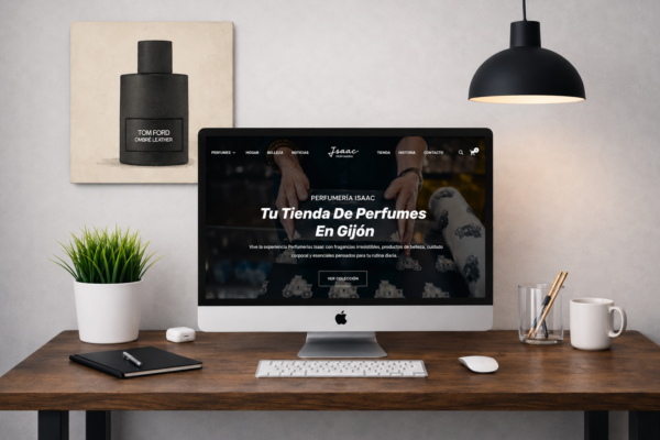 diseño web perfumería